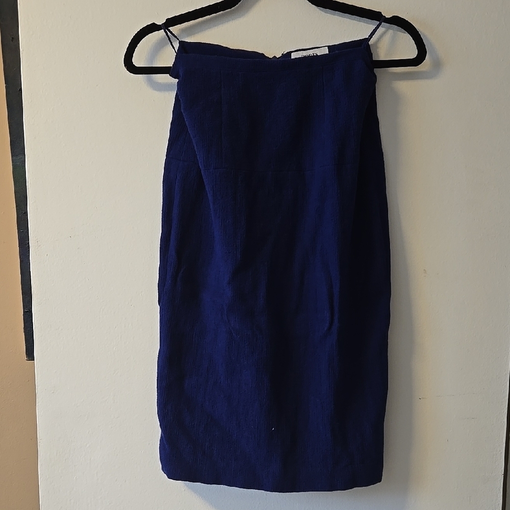 Ports 1961 Blue Knee-Length Pencil Skirt